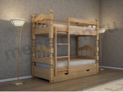 Деревянная двухъярусная кровать МД-110