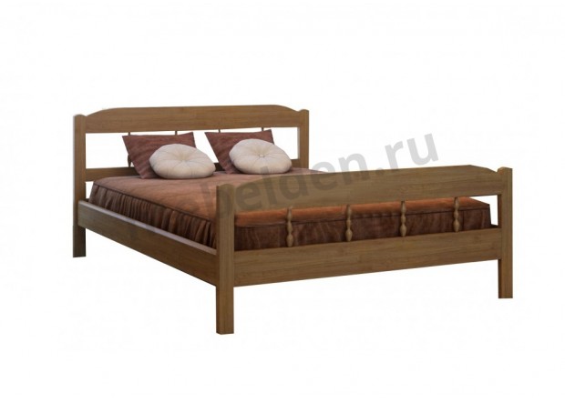 Кровать односпальная МД-010 из массива дерева