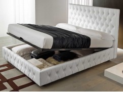 Мягкая кровать односпальная МД-102 на заказ