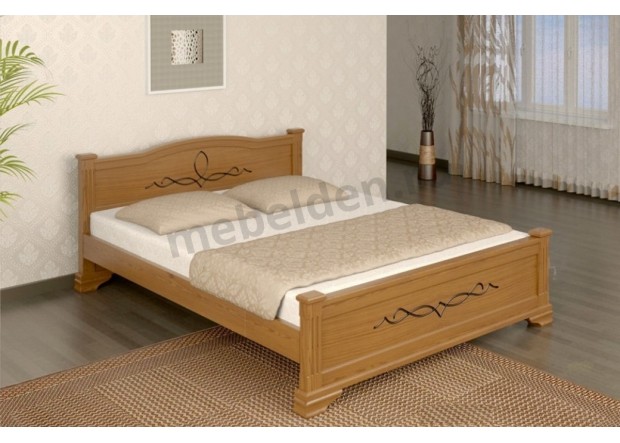 Кровать односпальная МД-029 из дуба