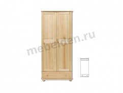 Двухстворчатый деревянный шкаф Витязь 102