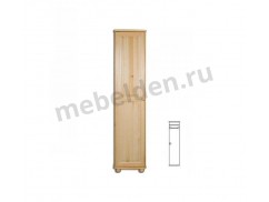 Одностворчатый деревянный шкаф Витязь 112