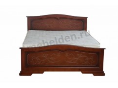 Двуспальная кровать МД-056 резная