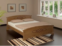 Кровать двуспальная МД-005 из массива сосны