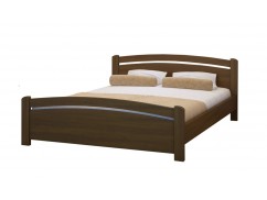 Двуспальная кровать МД-007 из массива дерева