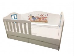 Детская кровать МД-114 из массива сосны