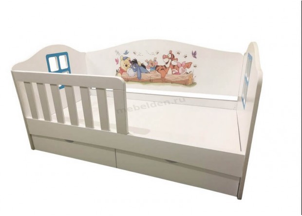 Детская кровать МД-114 из массива сосны