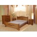 Кровать двуспальная МД-029 из массива дерева